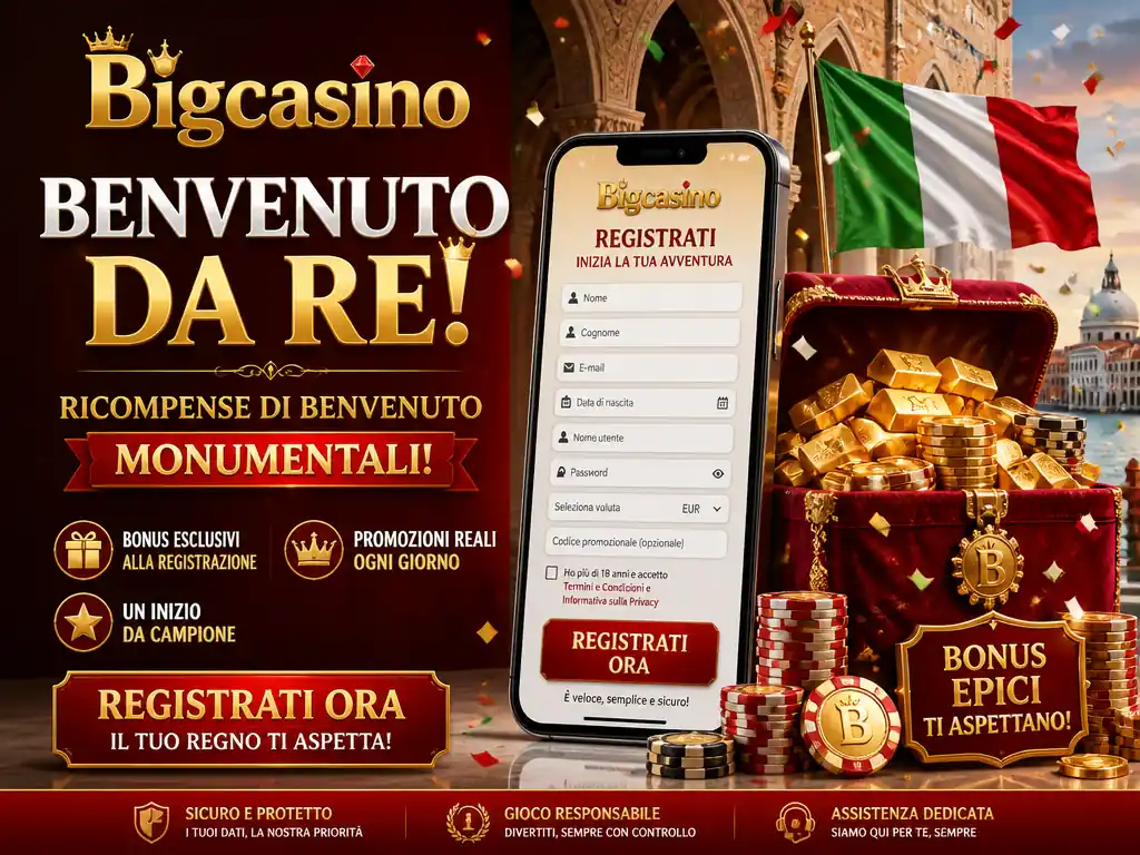 BigCasino Italia registro bonus esclusivi