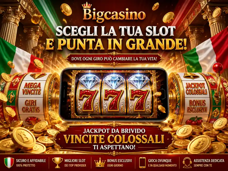BigCasino Italia slot jackpot giri gratis
